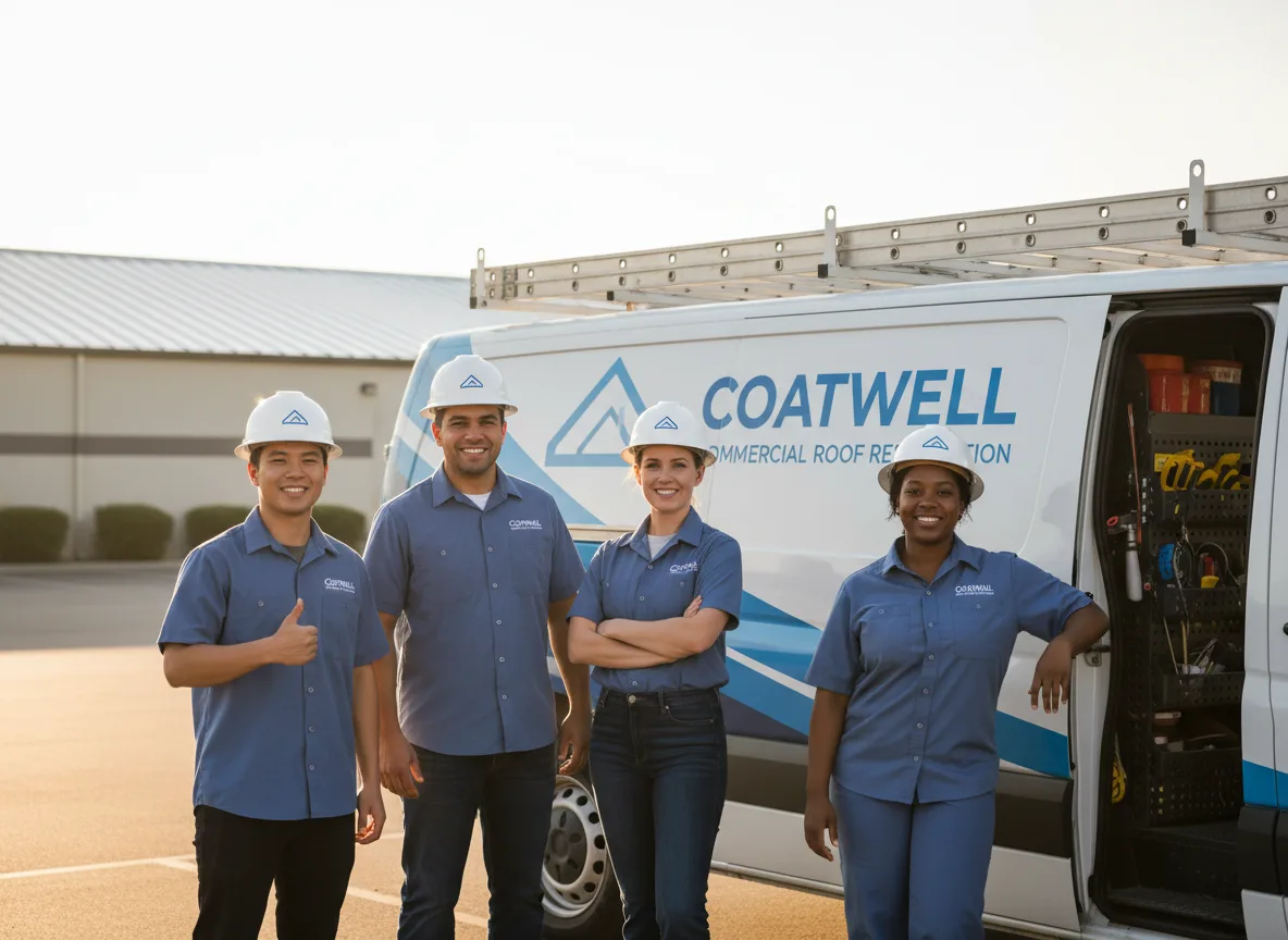 Commercial roof coating company in Kamrar, IA